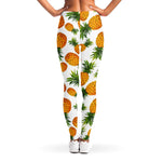 Summer Pineapple Pattern Print Women's Leggings