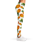 Summer Pineapple Pattern Print Women's Leggings