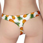 Summer Pineapple Pattern Print Women's Thong