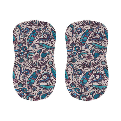 Summer Surfing Pattern Print Bar Stool Covers