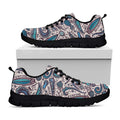 Summer Surfing Pattern Print Black Running Shoes