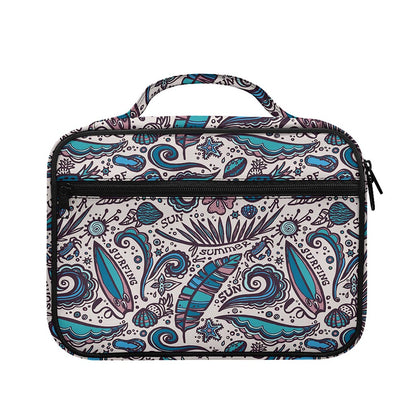 Summer Surfing Pattern Print Briefcase Bible Bag