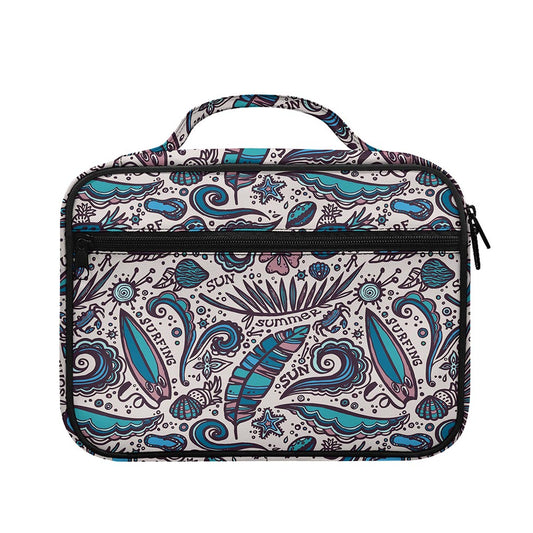 Summer Surfing Pattern Print Briefcase Bible Bag