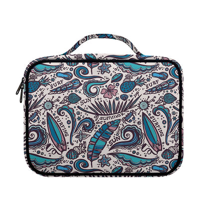 Summer Surfing Pattern Print Briefcase Bible Bag