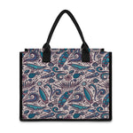 Summer Surfing Pattern Print Canvas Tote Bag