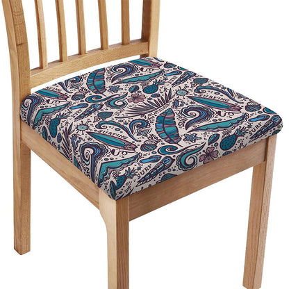 Summer Surfing Pattern Print Chair Cushion Cover