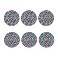 Summer Surfing Pattern Print Coaster Set