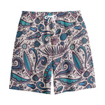 Summer Surfing Pattern Print Cotton Shorts