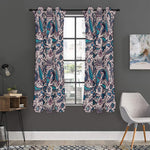 Summer Surfing Pattern Print Curtain