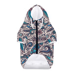 Summer Surfing Pattern Print Dog Zip Up Hoodie
