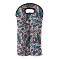 Summer Surfing Pattern Print Double Neoprene Wine Tote