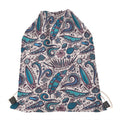 Summer Surfing Pattern Print Drawstring Bag