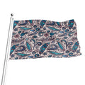 Summer Surfing Pattern Print Flag