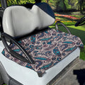 Summer Surfing Pattern Print Golf Cart Seat Cover