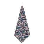 Summer Surfing Pattern Print Hand Towel