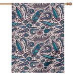 Summer Surfing Pattern Print House Flag