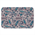 Summer Surfing Pattern Print Indoor Door Mat