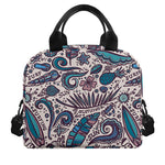 Summer Surfing Pattern Print Insulated Lunch Bag