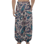 Summer Surfing Pattern Print Lantern Pants