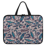Summer Surfing Pattern Print Laptop Sleeve With Handle
