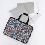 Summer Surfing Pattern Print Laptop Sleeve With Handle