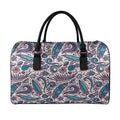 Summer Surfing Pattern Print Leather Duffel Bag