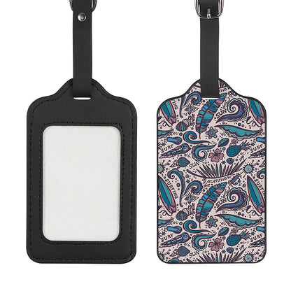 Summer Surfing Pattern Print Luggage Tag