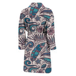 Summer Surfing Pattern Print Men's Bathrobe