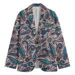 Summer Surfing Pattern Print Men's Blazer