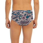 Summer Surfing Pattern Print Men's Briefs