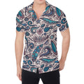 Summer Surfing Pattern Print Men's Shirt