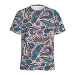 Summer Surfing Pattern Print Men's Sports T-Shirt