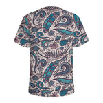 Summer Surfing Pattern Print Men's Sports T-Shirt
