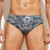 Summer Surfing Pattern Print Men's Swim Briefs