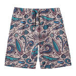 Summer Surfing Pattern Print Men's Swim Trunks