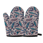 Summer Surfing Pattern Print Oven Mitts