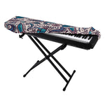 Summer Surfing Pattern Print Piano Keyboard Cover