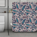 Summer Surfing Pattern Print Polyester Shower Curtain