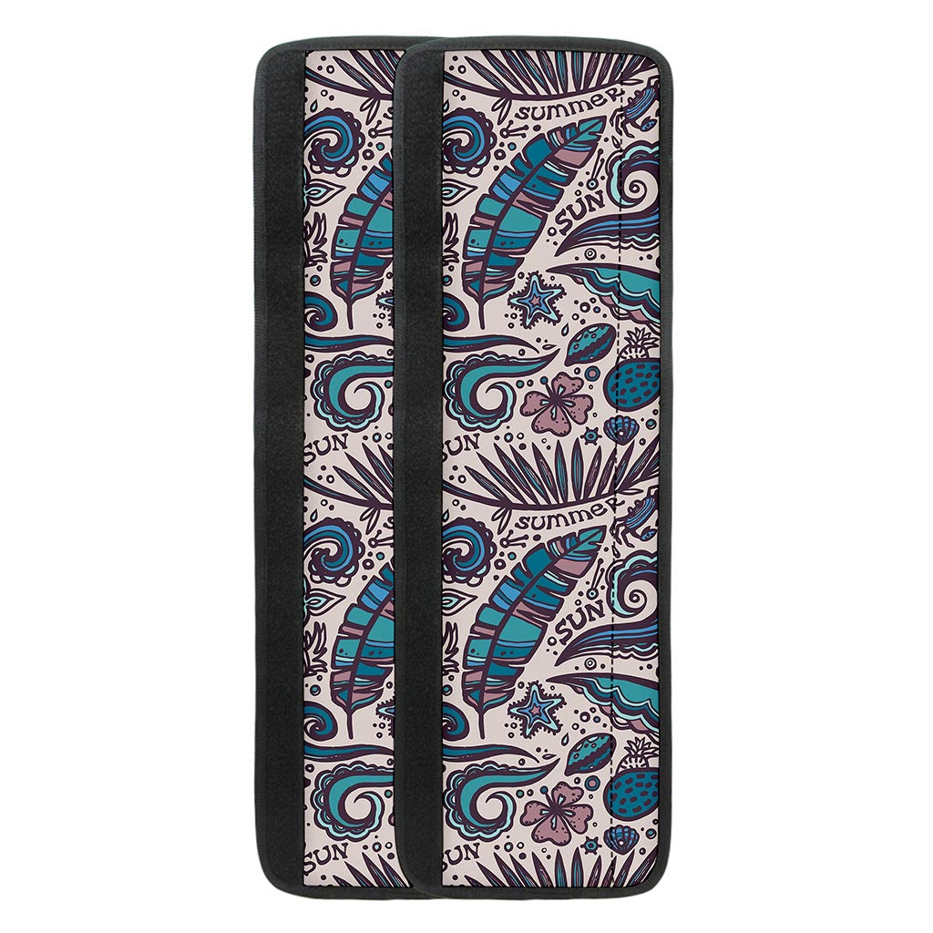 Summer Surfing Pattern Print Refrigerator Handle Covers
