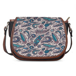 Summer Surfing Pattern Print Saddle Bag