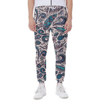 Summer Surfing Pattern Print Scuba Joggers