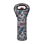 Summer Surfing Pattern Print Single Neoprene Wine Tote