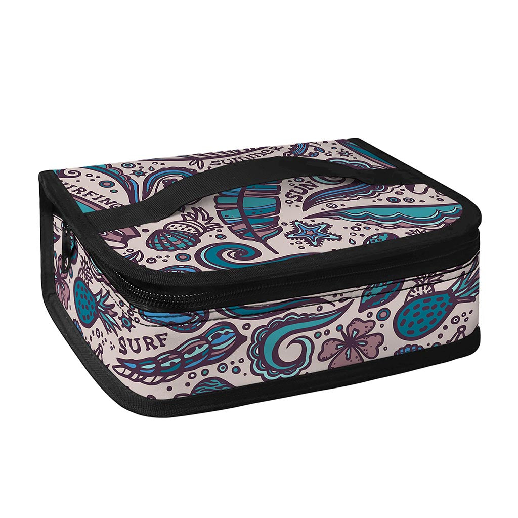 Summer Surfing Pattern Print Small Lunch Bag