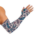 Summer Surfing Pattern Print Sun Protection Arm Sleeves