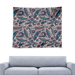 Summer Surfing Pattern Print Tapestry