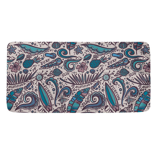 Summer Surfing Pattern Print Towel