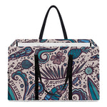 Summer Surfing Pattern Print Utility Tote Bag