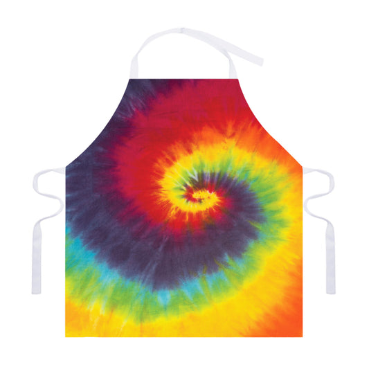 Summer Tie Dye Print Adjustable Apron