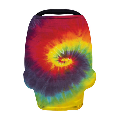 Summer Tie Dye Print Baby Seat Cover