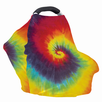 Summer Tie Dye Print Baby Seat Cover